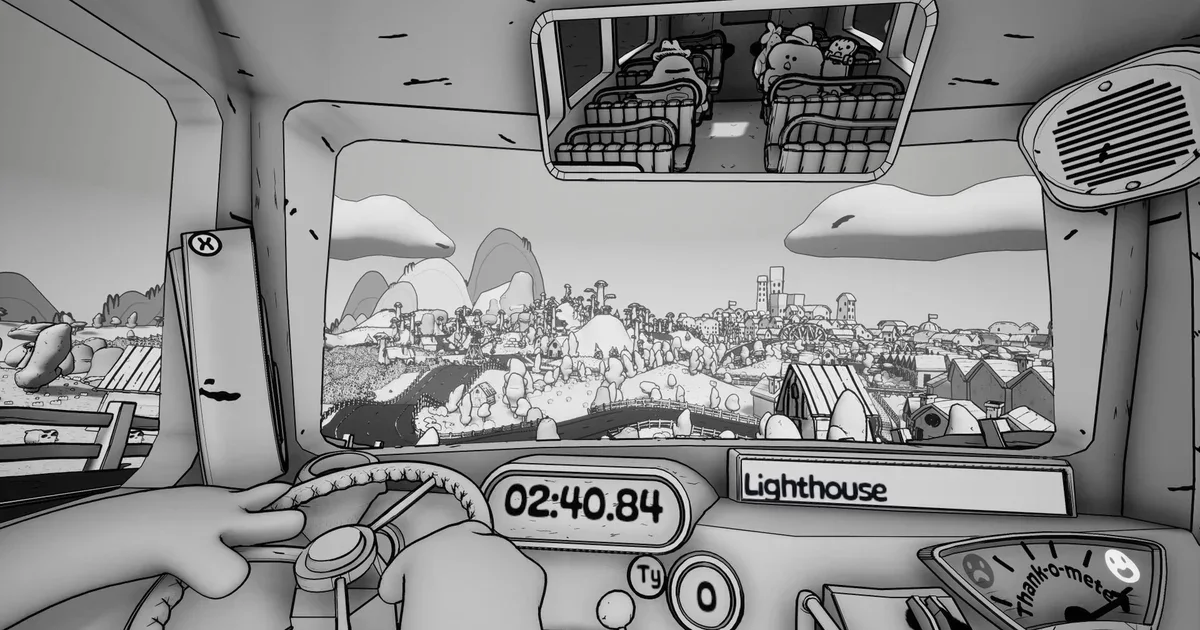 Double Fine's first game since leaving Xbox is a comedy bus-driving sim called
