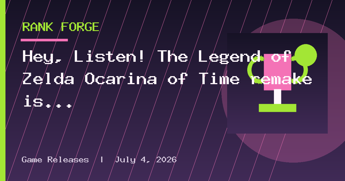 Hey, Listen! The Legend of Zelda Ocarina of Time remake is already $10 off