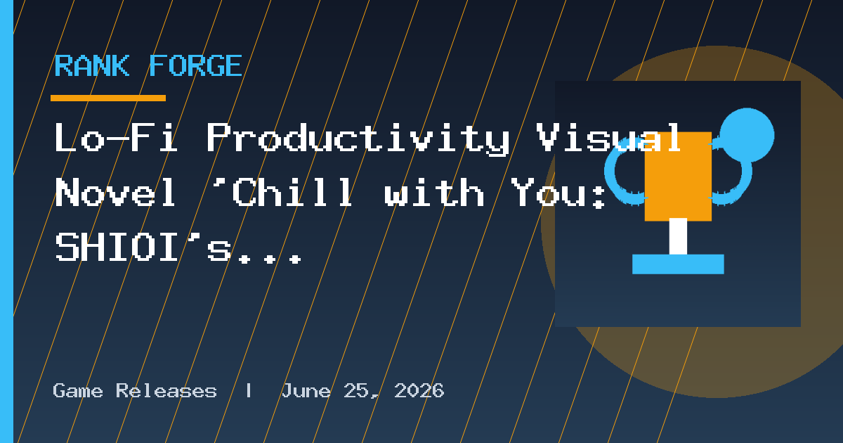 Lo-Fi Productivity Visual Novel ‘Chill with You: SHIOI’s Sparkling Scenes