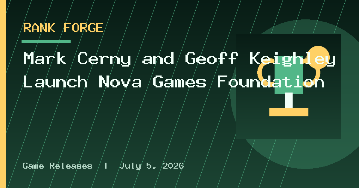 Mark Cerny and Geoff Keighley Launch Nova Games Foundation