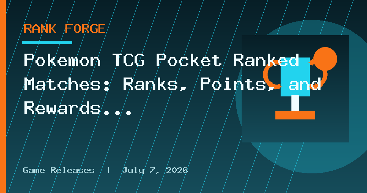 Pokémon TCG Pocket Ranked Matches: Ranks, Points, and Rewards Explained