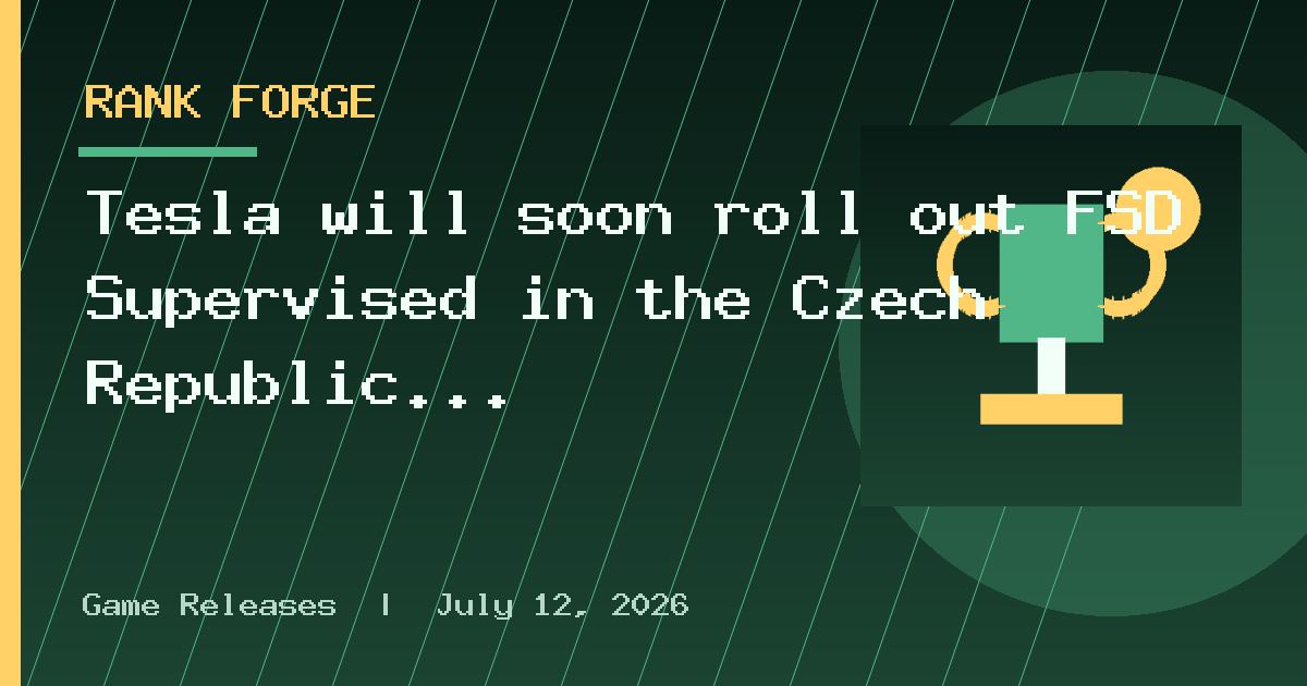 Tesla will soon roll out FSD Supervised in the Czech Republic