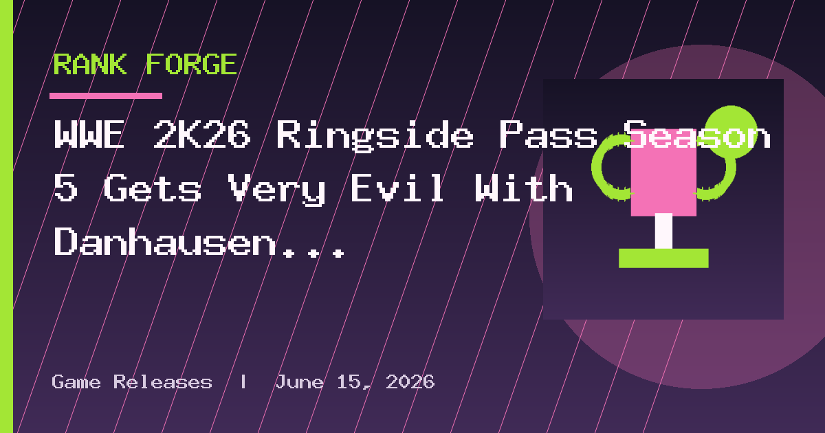 WWE 2K26 Ringside Pass Season 5 Gets Very Evil With Danhausen