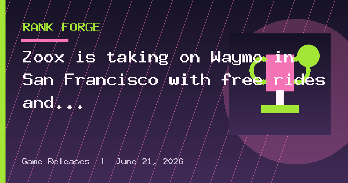 Zoox is taking on Waymo in San Francisco with free rides and a very